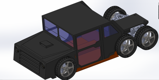 6x6悍马比例模型缩略图